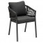 Aluminum dining chair COLUMBIA (anthracite) - Anthracite