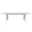 Aluminum table VERMONT 216/316 cm (white) - White