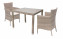 Garden rattan set MODENA I. 1+2 (grey-beige) - Beige