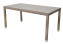 Garden rattan table NAPOLI 160x80 cm (grey-beige) - Beige