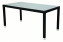 Garden rattan table NAPOLI 160x80 cm (black) - Black