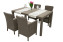 Garden rattan set DANTE 1+4 (cappuccino) - Beige