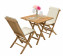 Garden teak set FOXI BALCONY II. 1+2 (FREE cushions) - teak