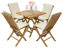 Garden teak set FOXI BALCONY II. 1+4 (FREE cushions) - teak