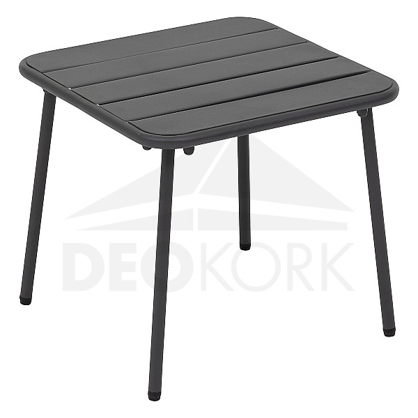 Aluminum side table CARMEN 45x45 cm (anthracite)