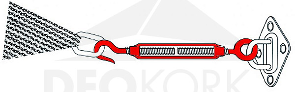 Doppler Clamping screw for ALUPRO sun visors