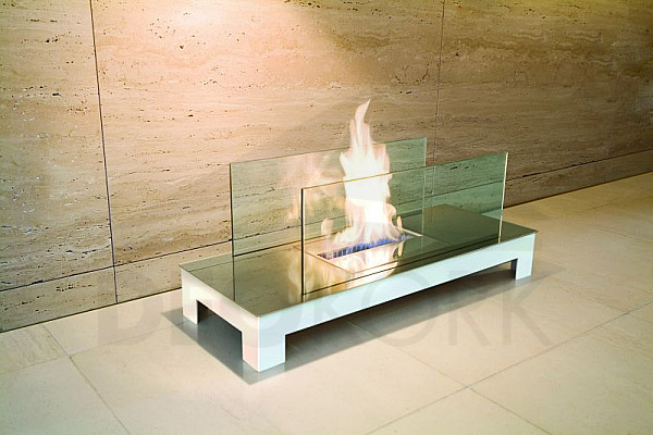 BIO free-standing fireplace Radius design cologne (FLOOR FLAME 537F)