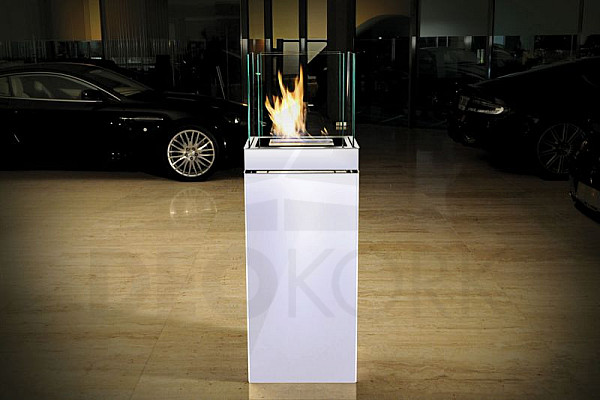 BIO free-standing fireplace Radius design cologne (HIGH FLAME 3L 555M)