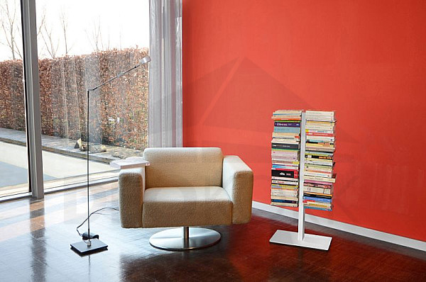 Bookcase with 8 shelves RADIUS DESIGN (BOOKSBAUM weiss STAND KLEIN 716B) white