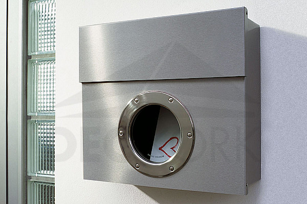 Letter box RADIUS DESIGN (LETTERMANN 1edelstahl 505) stainless steel