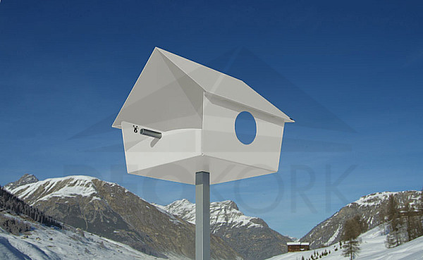 Birdhouse RADIUS DESIGN (PIEPSHOW XXL weiss 529B) white