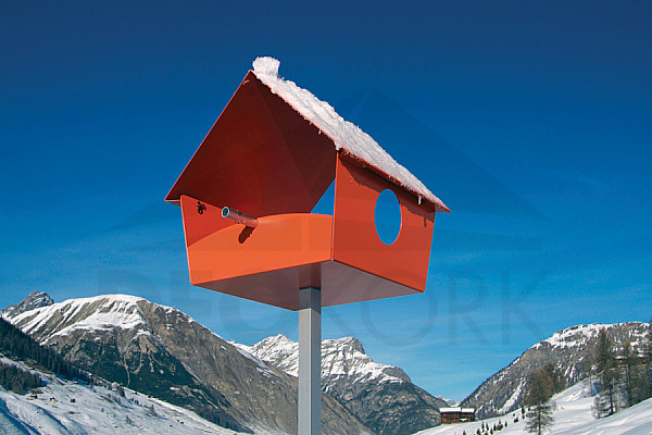 Birdhouse RADIUS DESIGN (PIEPSHOW XXL orange 529C) orange