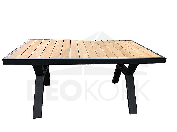 Aluminum table 138x80 cm WATFORD