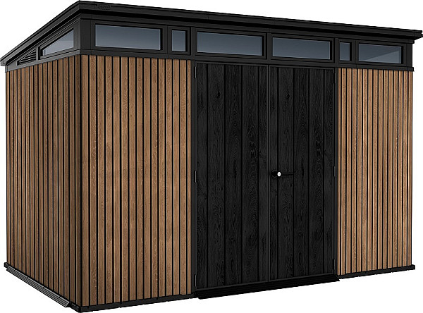 Garden house area 342 x 216 cm (brown-anthracite)