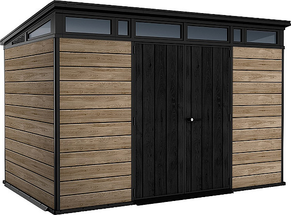 Garden house area 342 x 216 cm (light brown-anthracite)