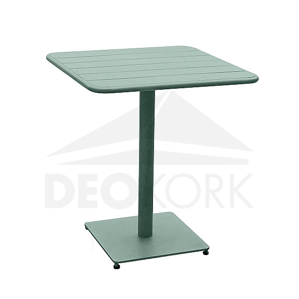 Aluminum table RUBBY 65x65 cm (olive)