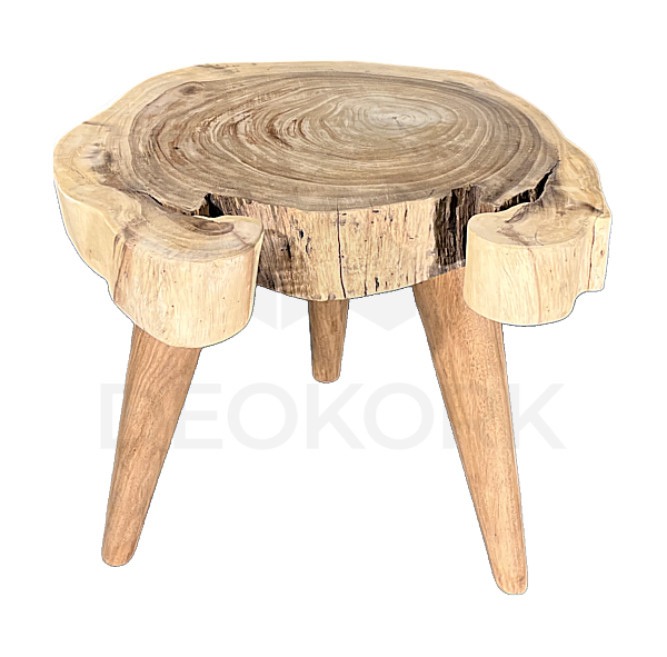 Coffee table made of suar TRUNK IX