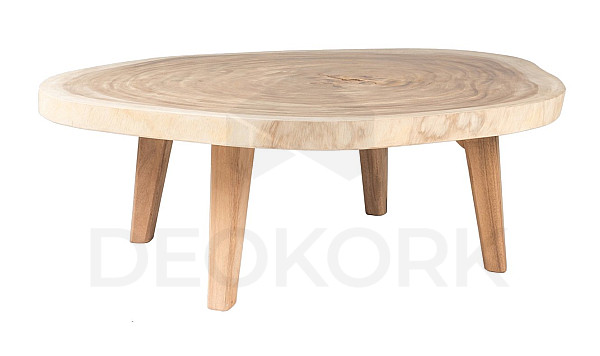 Coffee table made of suar TRUNK IV