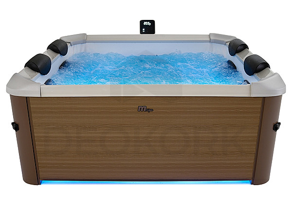 Composite fixed whirlpool pool MSPA Oslo amber (850 l)