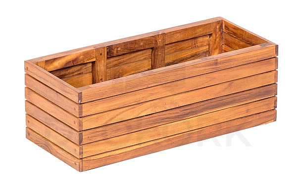 Garden teak box UNICO II