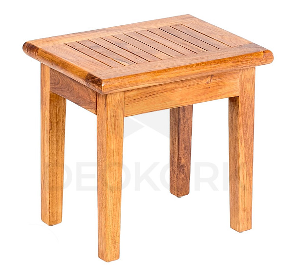 Teak stool PAOLO II