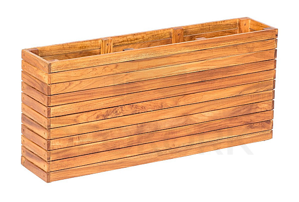 Garden teak box FIORI III