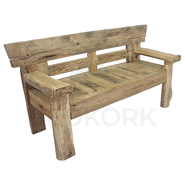 Teak bench EROZE V