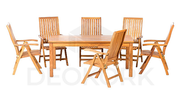 GIOVANNI RIVA teak set