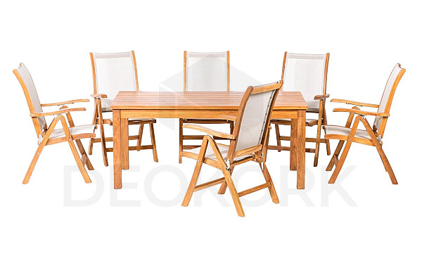 Teak set GIOVANNI DIVA