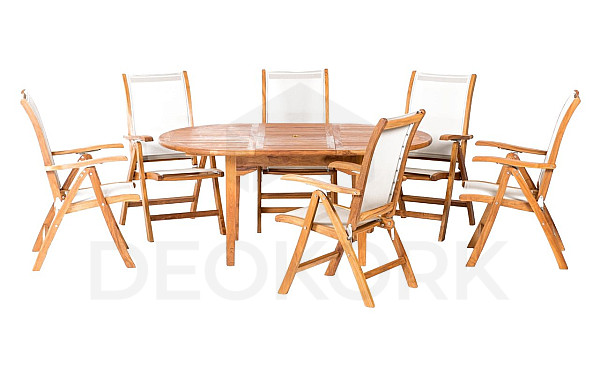 Teak set ELEGANTE DIVA II