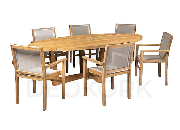 Teak set FLORES ROMA NEW