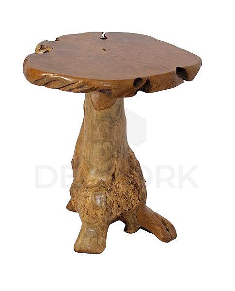 Teak table MUSHROOM V