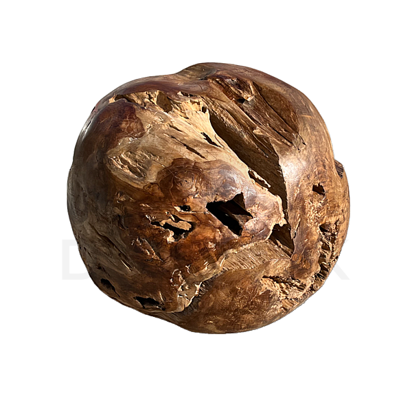 Teak sculpture BALL II