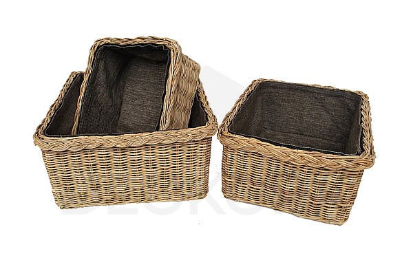 Set of rattan baskets HITRA