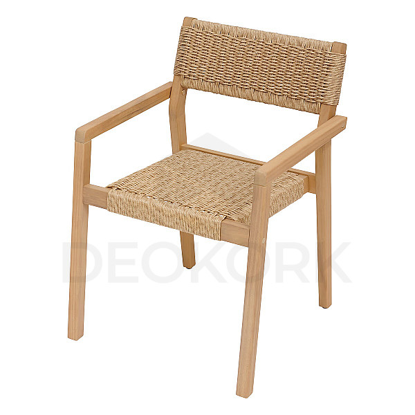 Luxurious dining chair made of acacia ARIZONA