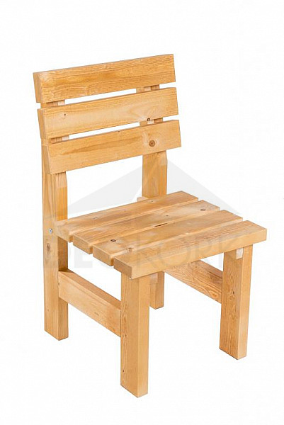 Solid wooden garden chair TEA 01 with a thickness of 38 mm