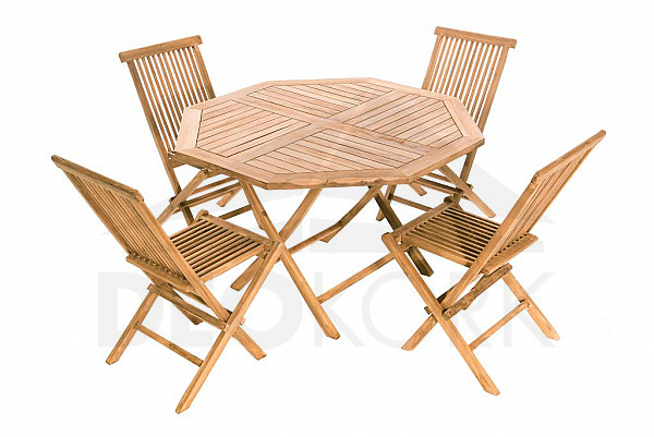 Garden teak set FOXI I. 1+4 (FREE cushions)