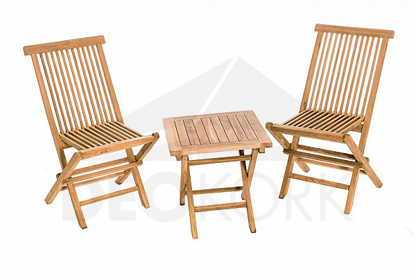 Garden teak set FOXI MINI 1+2 (FREE cushions)