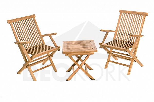 Garden teak set IVORY MINI 1+2 (FREE cushions)