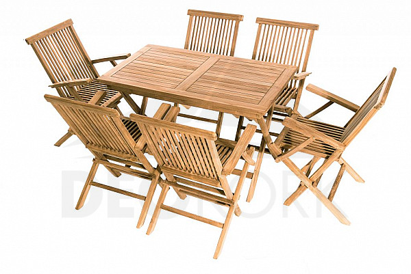 Garden teak set IVORY II. 1+6 (FREE cushions)