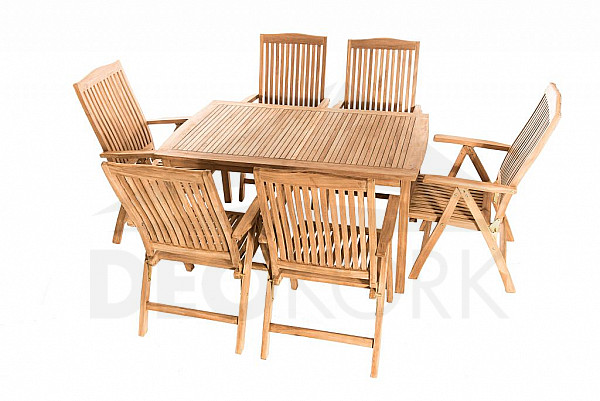 Teak garden set LAGUNA IV. 1+6