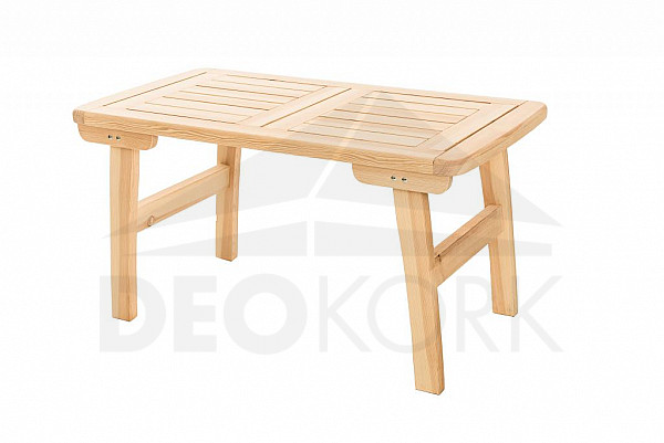 Solid pine garden table ROMANTIC (32 mm) - different lengths