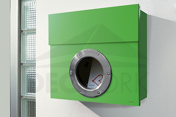 Letter box RADIUS DESIGN (LETTERMANN 1grün 506B) green