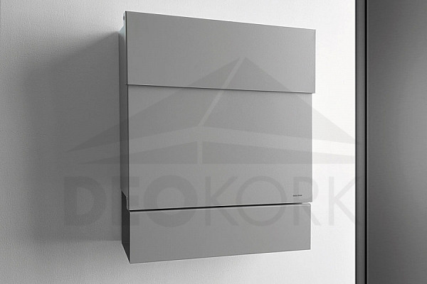 Letter box RADIUS DESIGN (LETTERMANN 5 silber 561C) silver