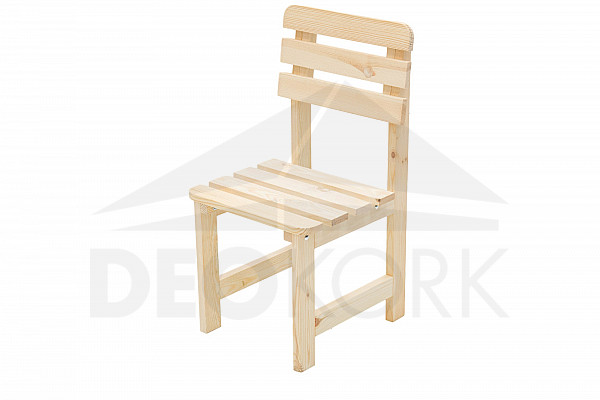 Solid wooden garden chair made of pine wood 22 mm