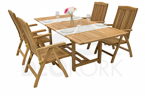 Teak garden set LAGUNA II. 1+4