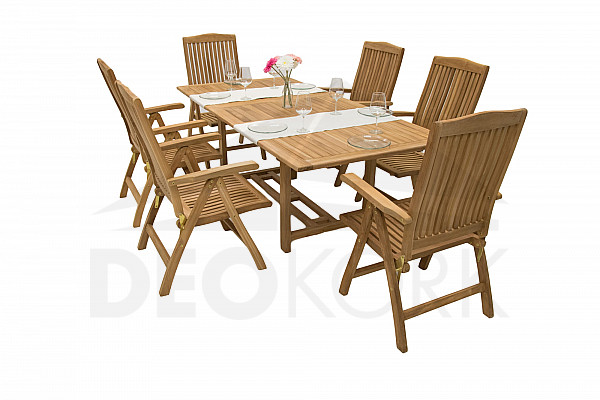 Teak garden set LAGUNA II. 1+6