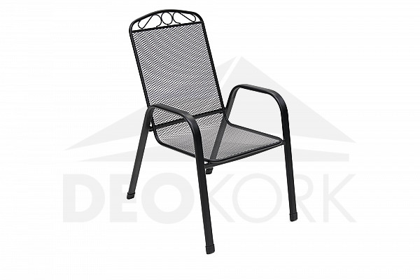 Metal chair GRAY (black)