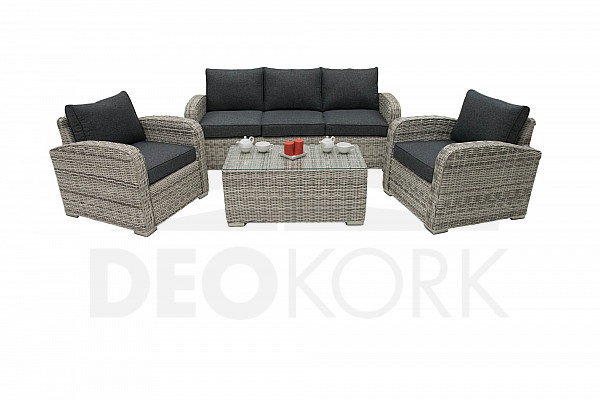 AMBER rattan set (FREE cushions)