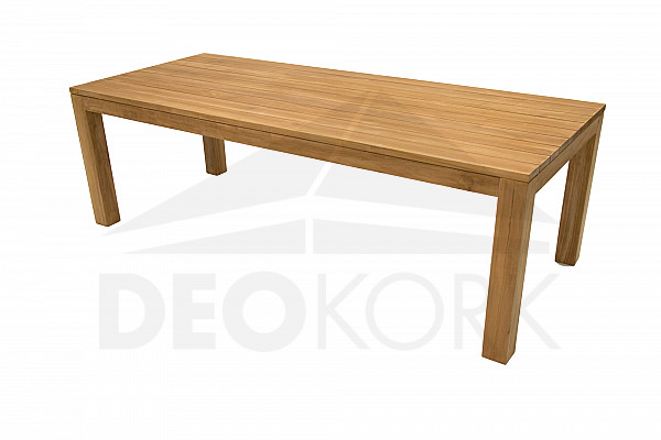 Solid teak table MONTE CARLO